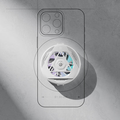 CryoCore Magnetic Phone Cooler with Digital Display
